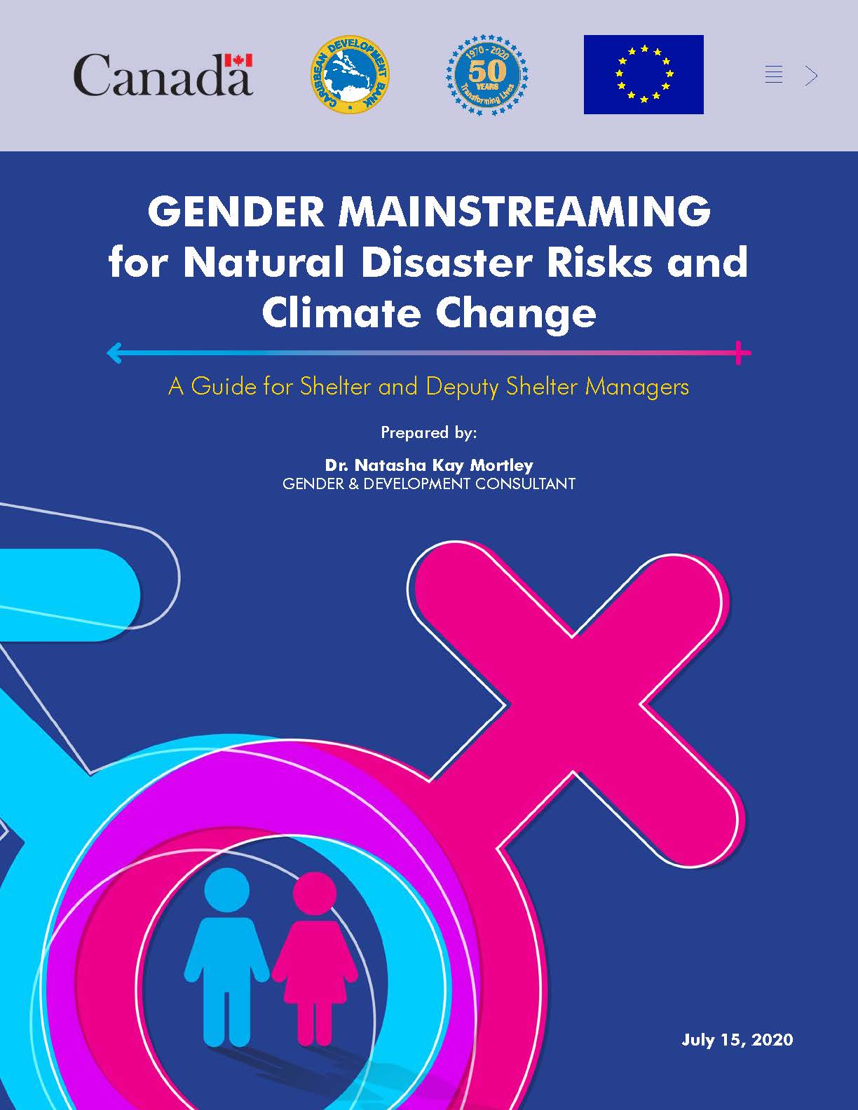 Gender Mainstreaming For Natural Disaster Risks And Climate Change ...